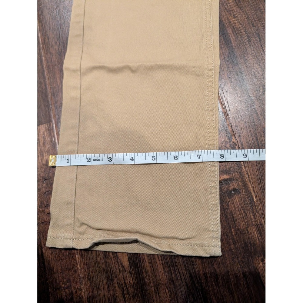 Levi Strauss Signature Khaki Pants Straight Leg Mens 29x28 Stretch Chinos - Picture 7 of 7